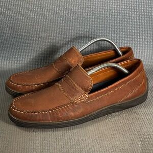 Johnston & Murphy Men's Emmett Leather Penny Loafers Size 11